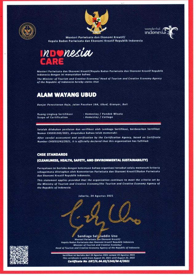 Alam Wayang Ubud - Chse Certified Εξωτερικό φωτογραφία